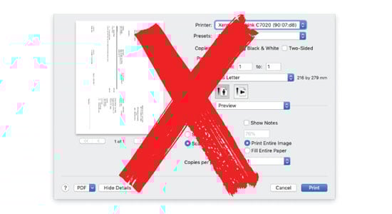 Automated Printer/Paper Source Selection